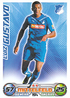 Luiz Gustavo TSG 1899 Hoffenheim 2009/10 Topps MA Bundesliga #154
